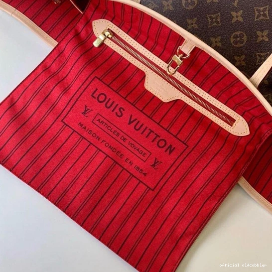 Official oldcobbler Neverfull Louis GM Vuitton 0708